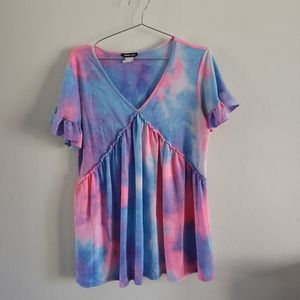 Tie-dye Cotton Candy Cover-up